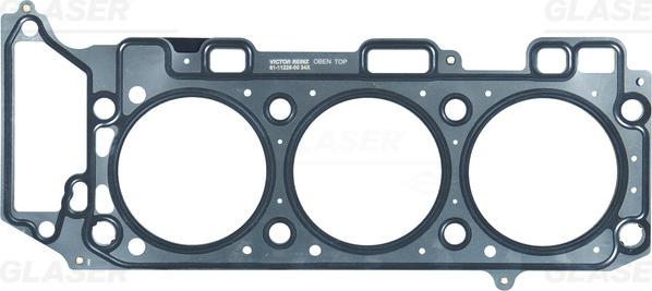 Glaser H85196-00 - Прокладка, головка циліндра autocars.com.ua