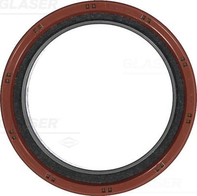 Glaser P93909-01 - Ущільнене кільце, колінчастий вал autocars.com.ua
