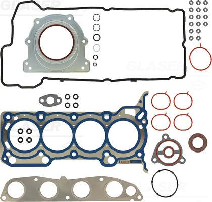 Glaser S38055-01 - Комплект прокладок, двигун autocars.com.ua