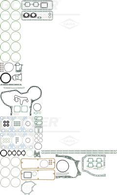 Glaser S38718-00 - Комплект прокладок, двигатель autodnr.net