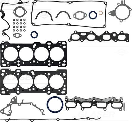 Glaser S40031-00 - Комплект прокладок, двигун autocars.com.ua