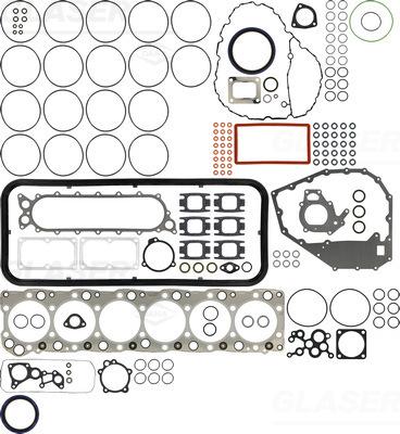 Glaser S40537-00 - Комплект прокладок, двигун autocars.com.ua