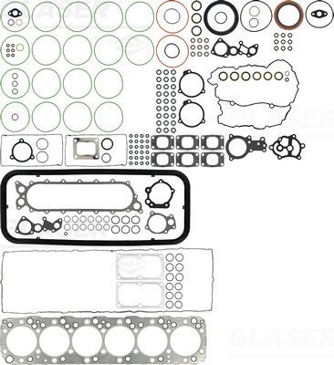 Glaser S40573-00 - Комплект прокладок, двигун autocars.com.ua