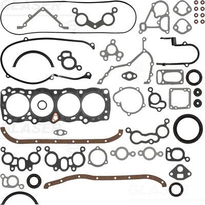 Glaser S80871-00 - Комплект прокладок, двигун autocars.com.ua