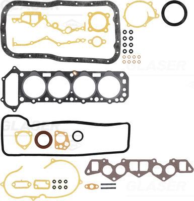 Glaser S80873-00 - Комплект прокладок, двигун autocars.com.ua