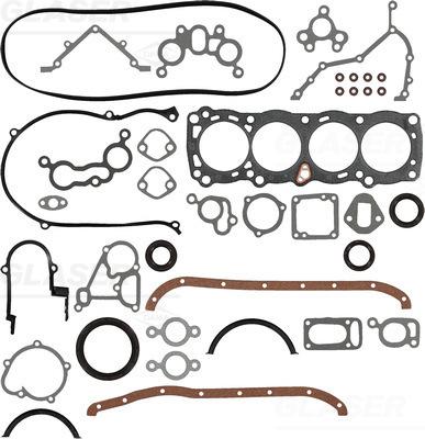 Glaser S80886-00 - Комплект прокладок, двигун autocars.com.ua