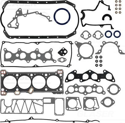 Glaser S80919-00 - Комплект прокладок, двигун autocars.com.ua