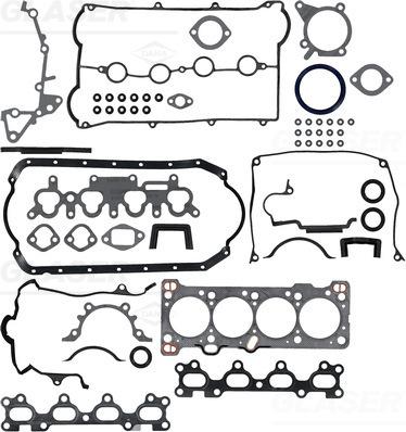 Glaser S80920-01 - Комплект прокладок, двигун autocars.com.ua