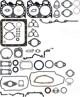 Glaser S80939-00 - Комплект прокладок, двигун autocars.com.ua