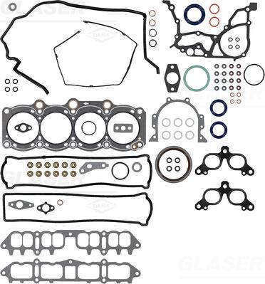 Glaser S80949-00 - Комплект прокладок, двигун autocars.com.ua