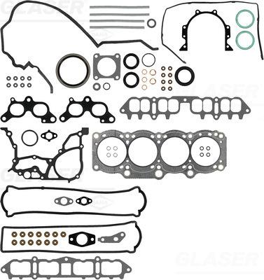 Glaser S80950-00 - Комплект прокладок, двигун autocars.com.ua