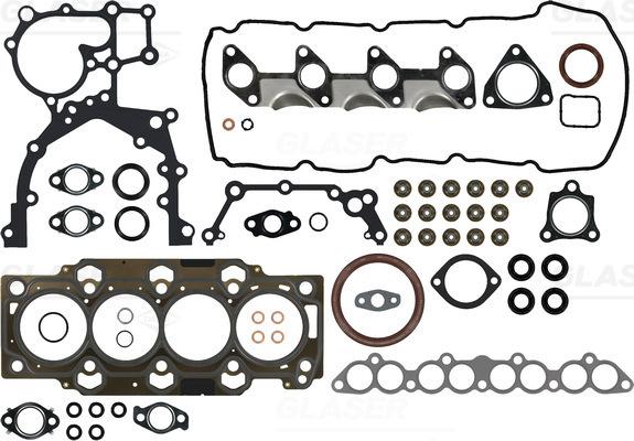 Glaser S90234-00 - Комплект прокладок, двигун autocars.com.ua