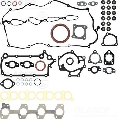 Glaser S90315-00 - Комплект прокладок, двигун autocars.com.ua