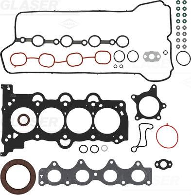 Glaser S90372-00 - Комплект прокладок, двигун autocars.com.ua