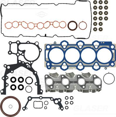 Glaser S90385-00 - Комплект прокладок, двигун autocars.com.ua