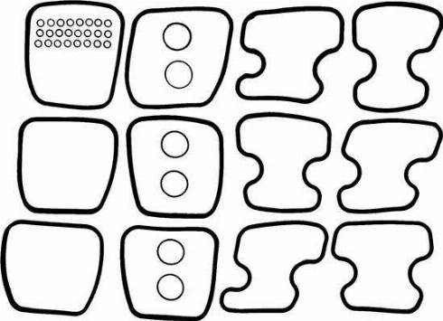 Glaser V31405-00 - Комплект прокладок, кришка головки циліндра autocars.com.ua