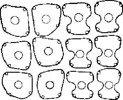 Glaser V32825-00 - Комплект прокладок, кришка головки циліндра autocars.com.ua