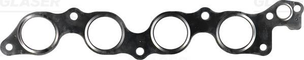 Glaser X90587-01 - Прокладка, випускний колектор autocars.com.ua