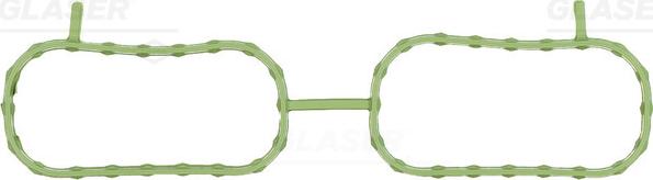 Glaser X90704-01 - Прокладка, впускний колектор autocars.com.ua