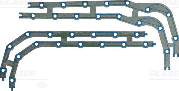 Glaser X90737-01 - Прокладка, масляна ванна autocars.com.ua