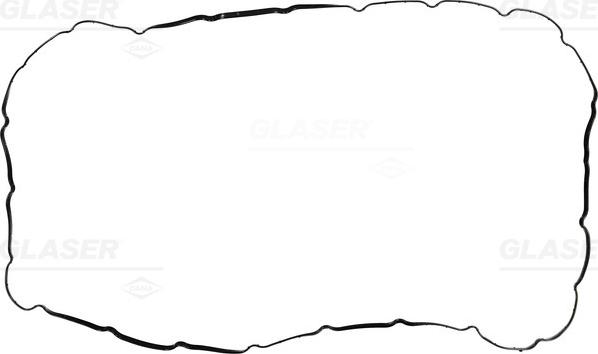 Glaser X90868-01 - Прокладка, кришка головки циліндра autocars.com.ua