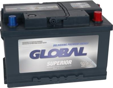 GLOBAL G 574 504 075 - Стартерная аккумуляторная батарея, АКБ avtokuzovplus.com.ua