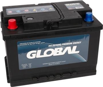 GLOBAL GL072B - Стартерная аккумуляторная батарея, АКБ avtokuzovplus.com.ua