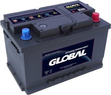 GLOBAL GR075EU - Стартерна акумуляторна батарея, АКБ autocars.com.ua