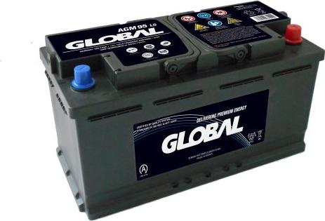 GLOBAL GR095AGM - Стартерна акумуляторна батарея, АКБ autocars.com.ua
