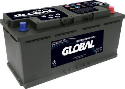 GLOBAL GR105AGM - Стартерная аккумуляторная батарея, АКБ avtokuzovplus.com.ua