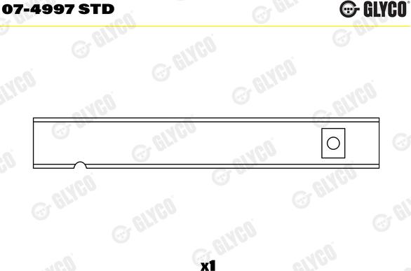 Glyco 07-4997 STD - Втулка, рычаг avtokuzovplus.com.ua