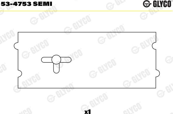 Glyco 53-4753 SEMI - Підшипник распредвала autocars.com.ua