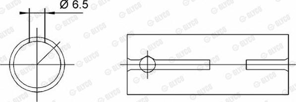 Glyco 55-3567 SEMI - Втулка верхней головки шатуна autocars.com.ua