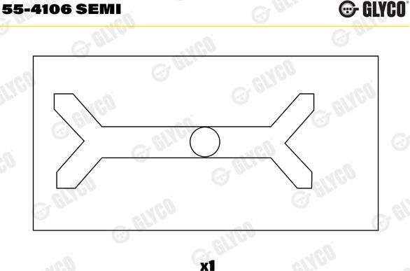 Glyco 55-4106 SEMI - Втулка підшипника, шатун autocars.com.ua