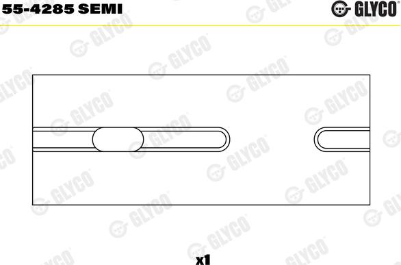 Glyco 55-4285 SEMI - Втулка підшипника, шатун autocars.com.ua