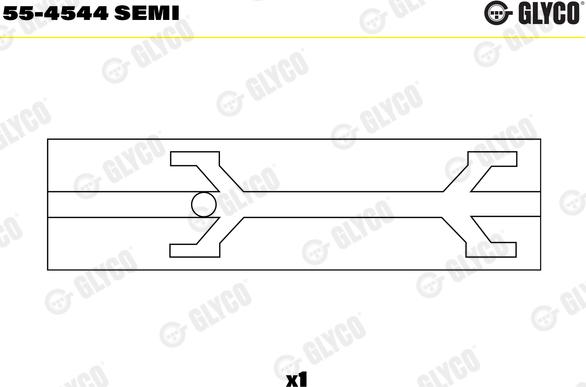 Glyco 55-4544 SEMI - Втулка підшипника, шатун autocars.com.ua