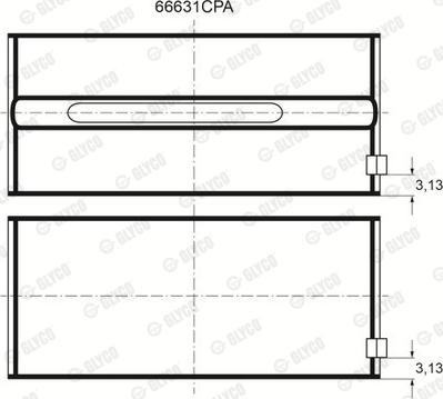 Glyco 66631CPA - Підшипник autocars.com.ua