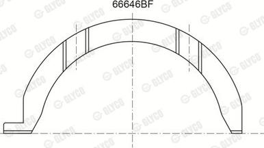 Glyco 66646BF - Підшипник autocars.com.ua