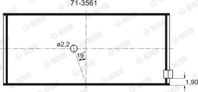 Glyco 71-3561 - Підшипник autocars.com.ua