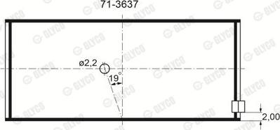 Glyco 71-3637 - Підшипник autocars.com.ua