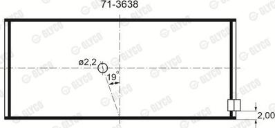 Glyco 71-3638 - Підшипник autocars.com.ua