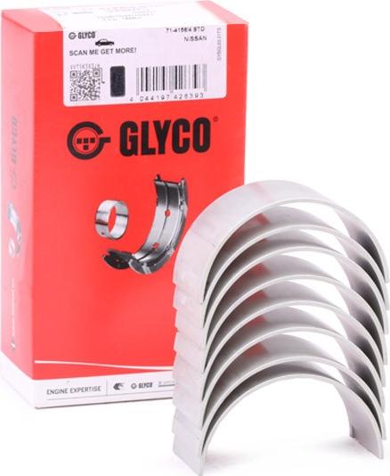 Glyco 71-4156/4 STD - шатуни підшипник autocars.com.ua