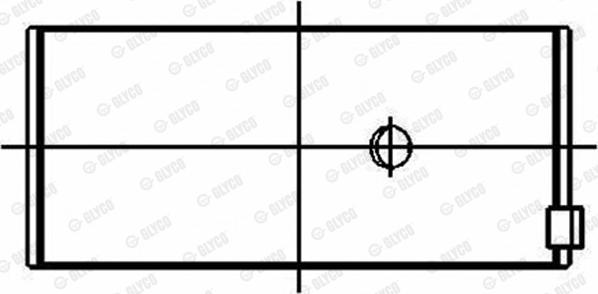 Glyco 71-4229 STD - Шатунный подшипник avtokuzovplus.com.ua