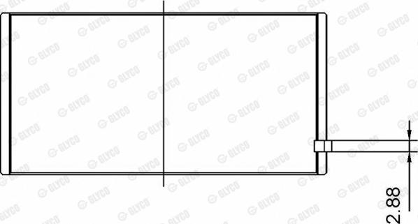 Glyco 71-4295 STD - Шатуни підшипник autocars.com.ua