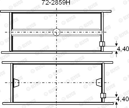 Glyco 72-2859H - Підшипник autocars.com.ua