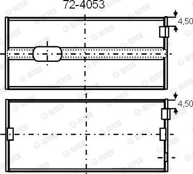 Glyco 72-4053 - Підшипник autocars.com.ua