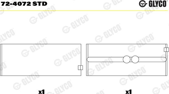 Glyco 72-4072 STD - 0 autocars.com.ua