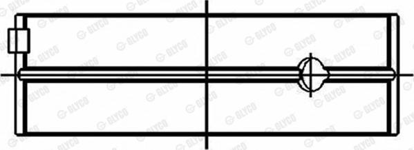 Glyco 72-4550 STD - Підшипник коленвала autocars.com.ua