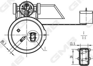 GMB GFPS-018A - Модуль паливного насоса autocars.com.ua