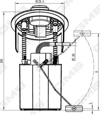 GMB GFPS-030A - - - avtokuzovplus.com.ua